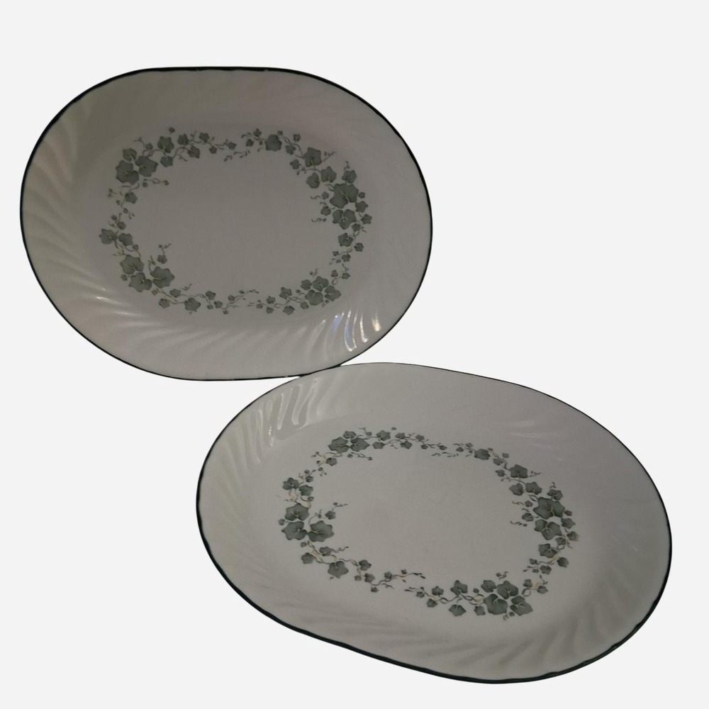 Callaway ivy serving platter Bundle of 2 RETIRED CORELLE "CALLAWAY IVY SWIRL"